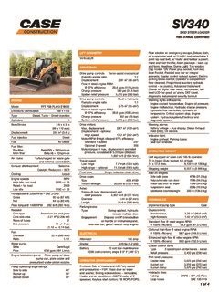 cnh sv340 specs